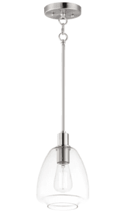 Brushed nickel island pendant 11112CLSN
