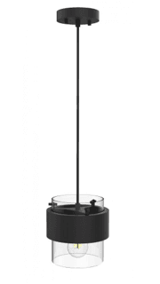 Black island pendant P1404BKCL